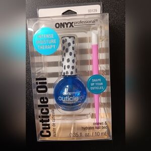 Onyx Professional Blue Cuticle Oil with Pink Tool
